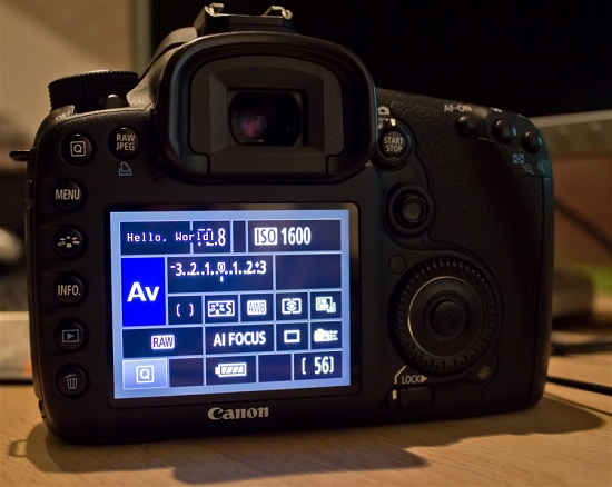 Canon EOS 7D: Взломали прошивку (Magic Lantern)