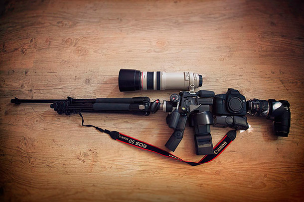 The Canon M4 D Mark II - штурмовое ружье журналистов The Canon M4 D Mark II - штурмовое ружье журналистов
